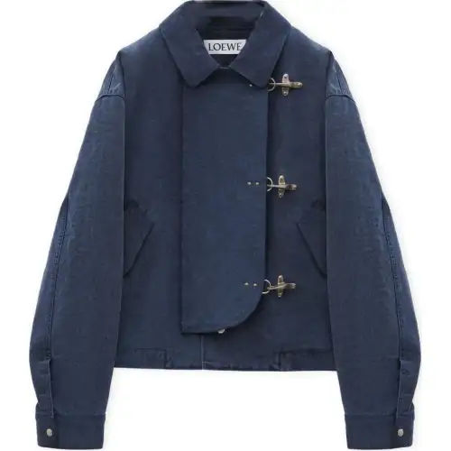 LOEWE SS25 Jackets & Coats Men's Marine Blue