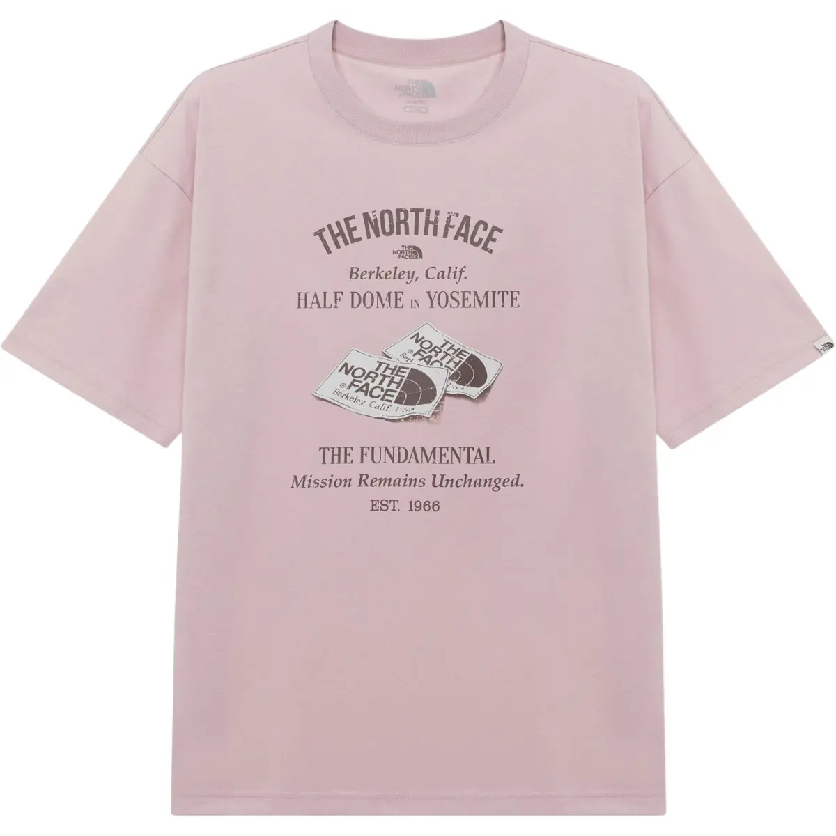 THE NORTH FACE T Shirt Unisex Light Pink