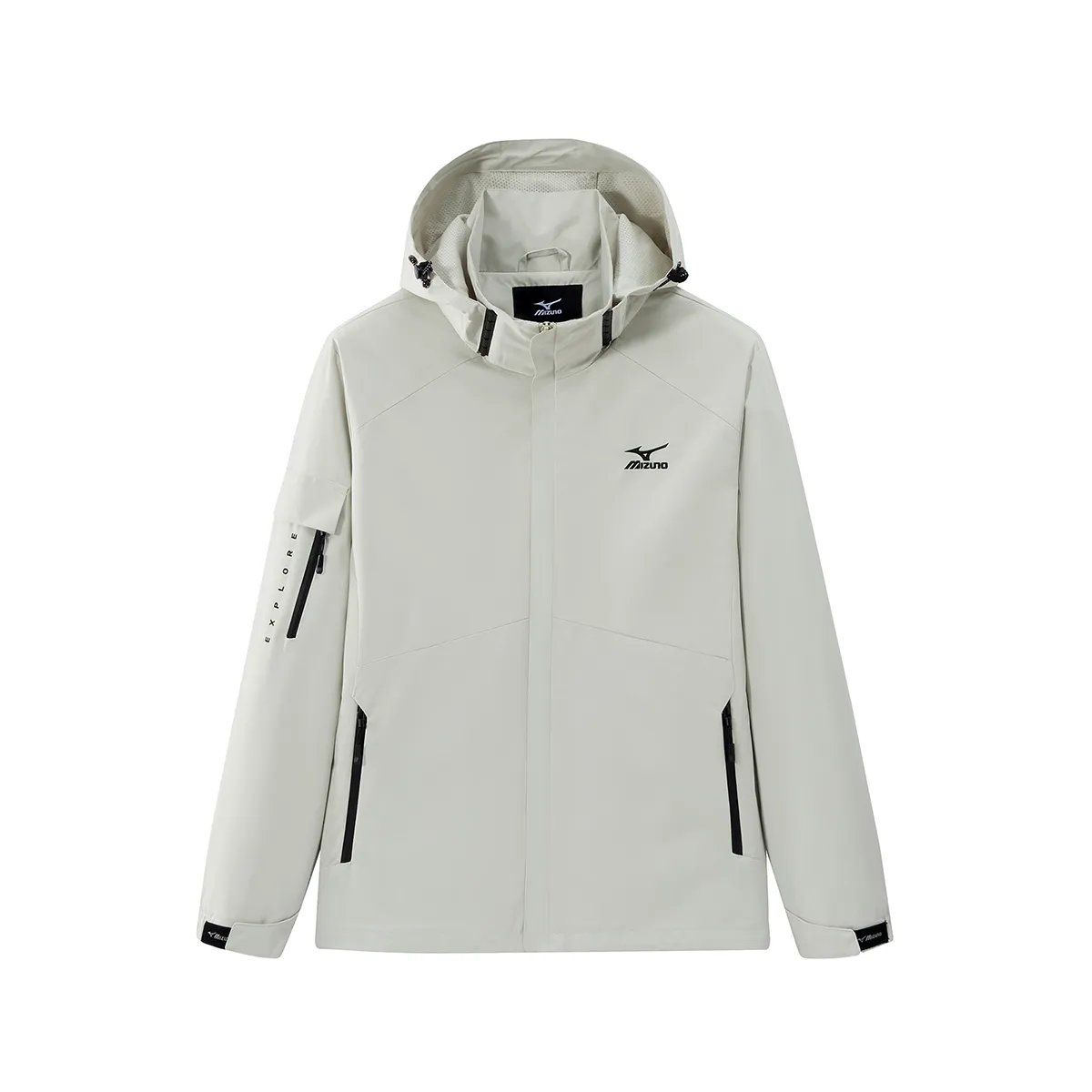 Mizuno Jackets Unisex Hooded (Non-detachable) Moderate Straight Fit