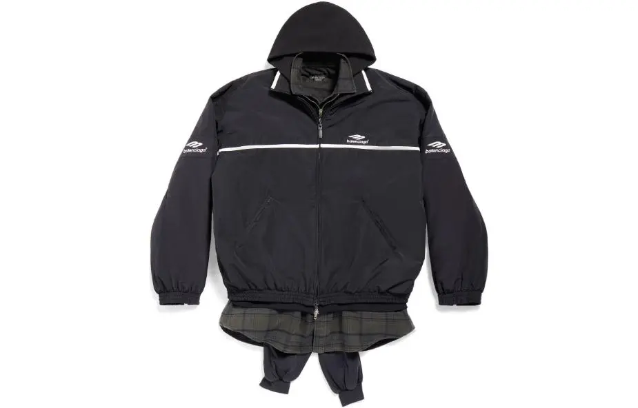 Balenciaga SS24 Jackets & Coats Loose Fit Unisex Black