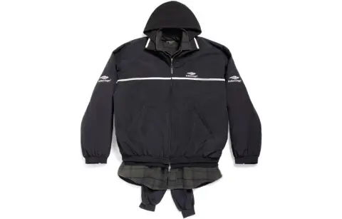 Balenciaga SS24 Jackets & Coats Loose Fit Unisex Black
