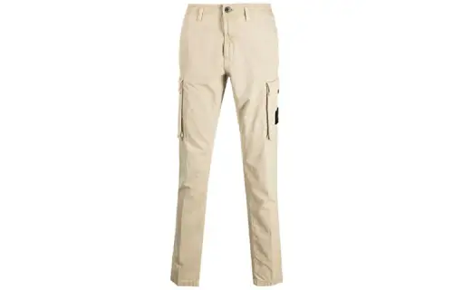 STONE ISLAND Cargo Pants Men's Beige Moderate