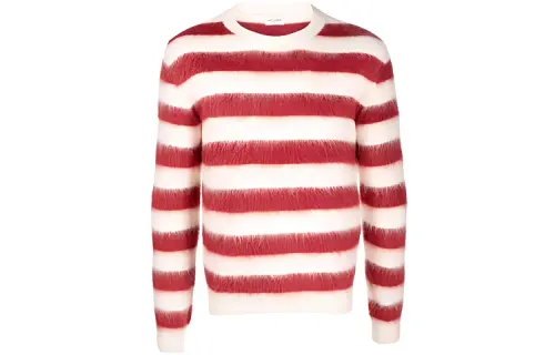 SAINT LAURENT Sweaters Men's Multicolor Crew Neck Moderate