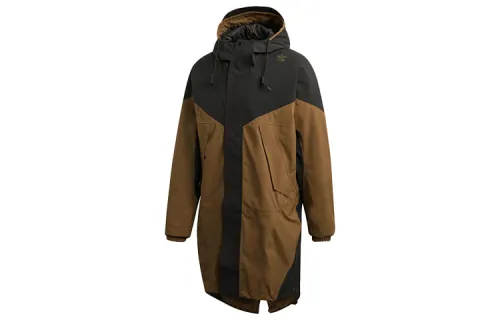 Adidas Originals Trench Coats Men's Black Brown Multicolor Hooded Moderate Other