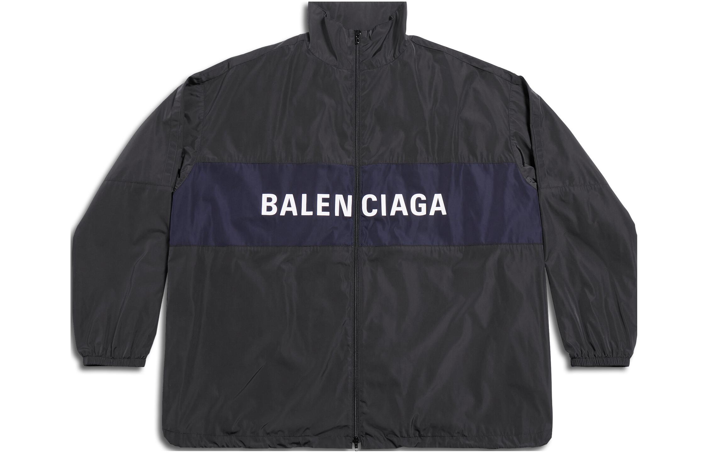 Куртка Balenciaga FW23 Zip-Up Jacket In Black (черная)