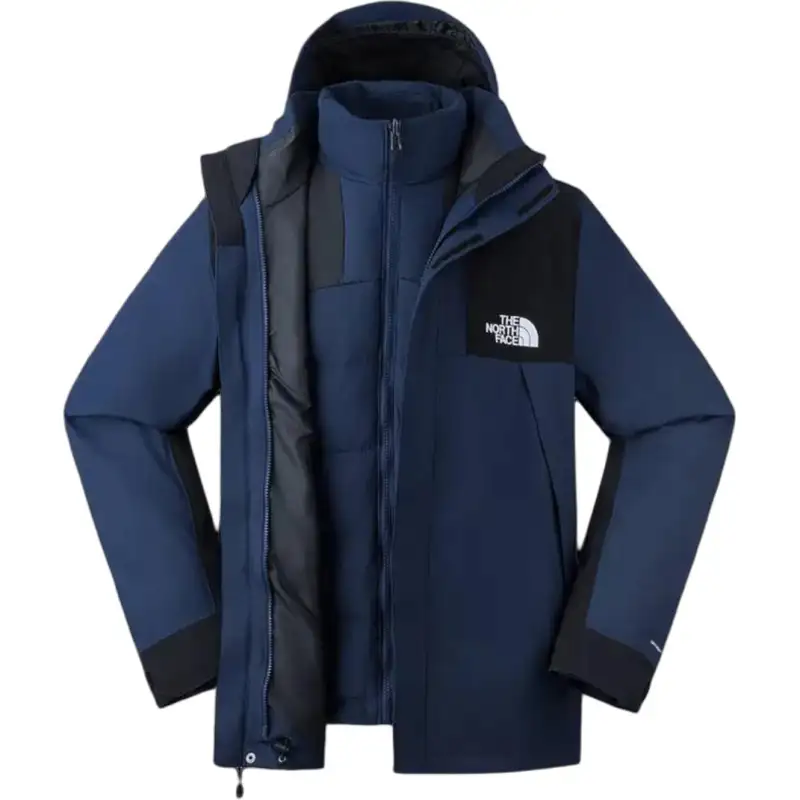 THE NORTH FACE Urban Exploration Hiking Waterproof And Windproof To Keep Warm Windbreaker Jacket Men's Peak Blue