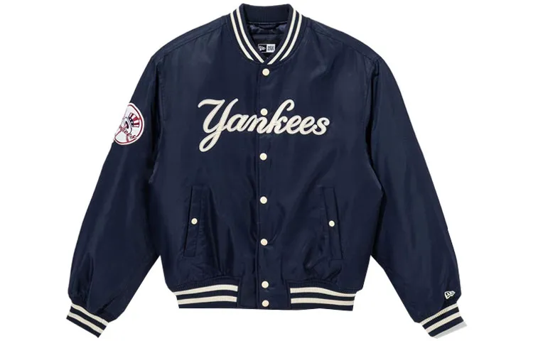 New Era Baseball Jacket Unisex Dark Blue