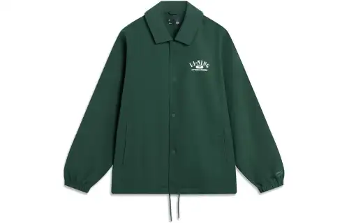 Li Ning Lotus Leaf Jackets & Coats Unisex Vintage Green