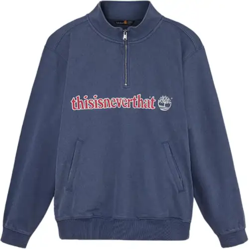 Timberland x Thisisneverthat Sweatshirt Men's Marine Blue