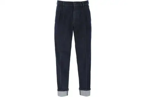 PRADA Jeans Men's Blue Moderate Tapered Pants