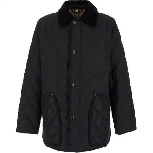 Burberry Long Sleeved Quilted Jacket