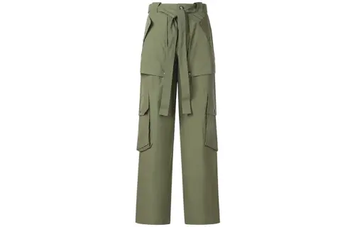 KENZO Cargo Pants Men's Army Green Moderate