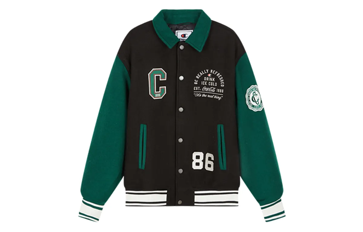 Champion x Coca Cola Clothing Baseball Jacket US Version Unisex Clothing