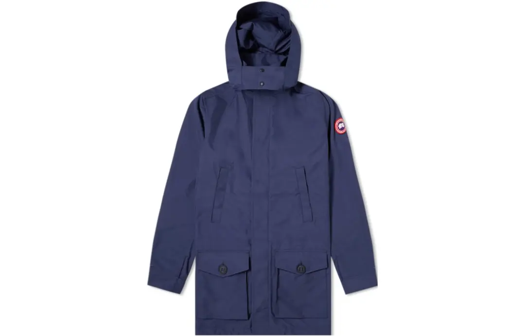 Canada Goose Trench Coat Men's Dark Blue