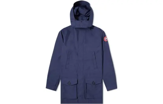 Canada Goose Trench Coat Men's Dark Blue