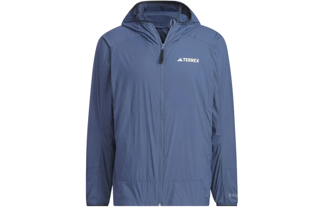 Adidas Terre Waterproof, Windproof, And UV Protection Sun Protection Clothing Men's Gray Blue