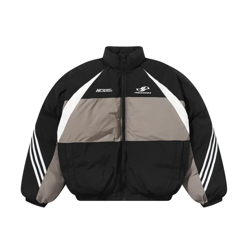 HARSH AND CRUEL Puffer Jacket Unisex Black