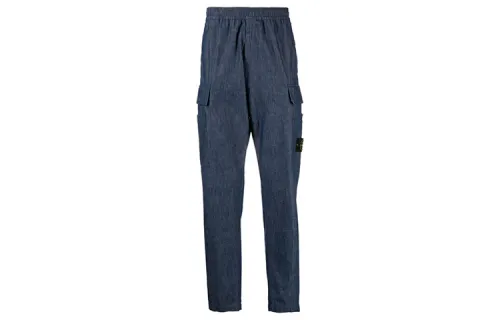 STONE ISLAND Cargo Pants Men's Dark Blue Moderate