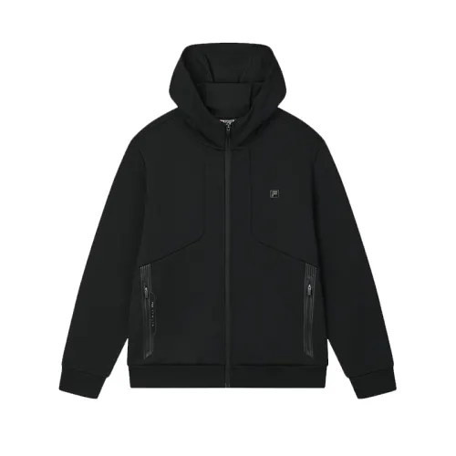 FILA Jackets Men's Jet Black Hooded Moderate Other