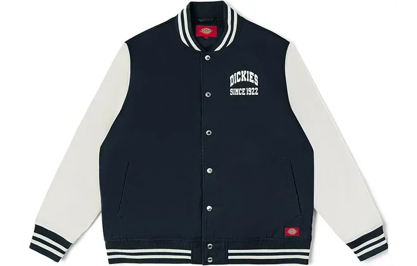 Dickies Puffer Jackets Unisex Baseball Collar Thickened Baseball Puffer Jacket