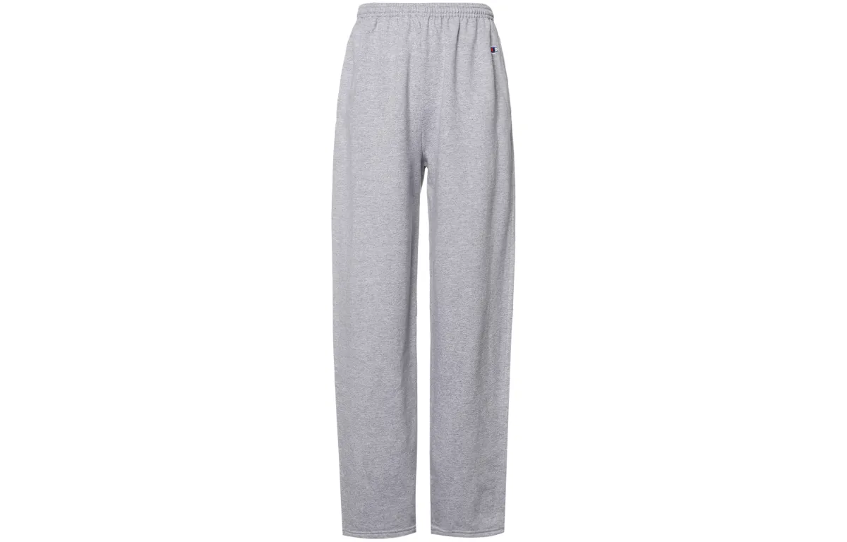 Champion Armbands Classic Fleece Lined Pocket Sweatpants US Version Unisex Light Gray