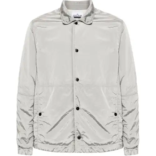 STONE ISLAND Logo embroidered Jacket