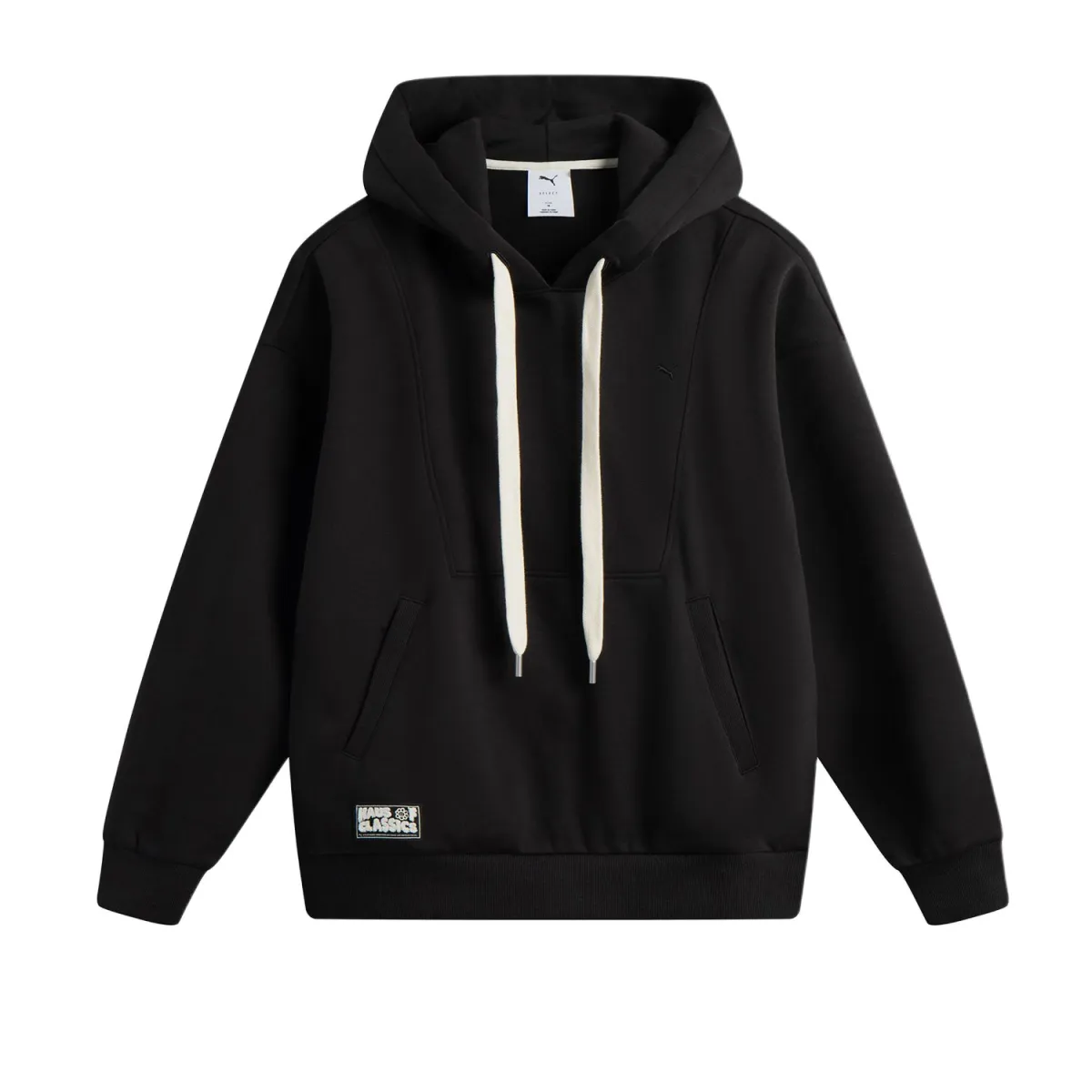 PUMA Sweatshirts Unisex Black Hooded Moderate