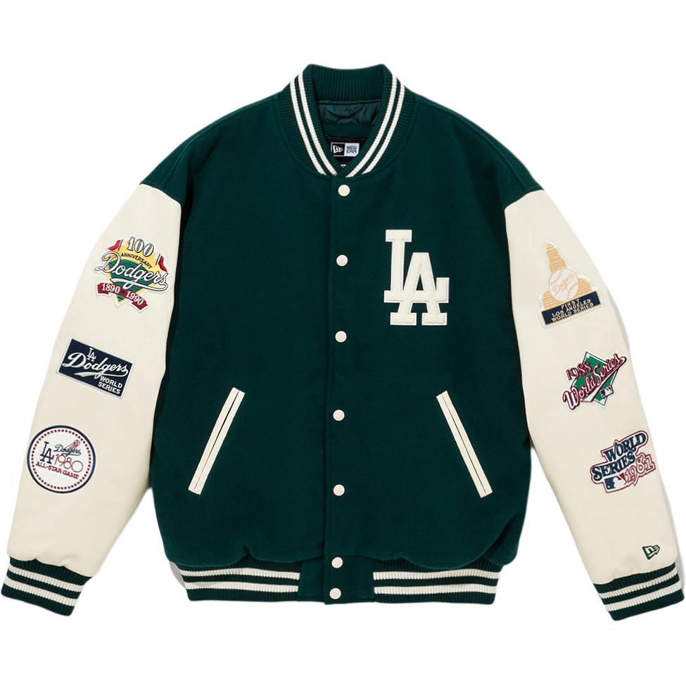 Куртка New New Era FW24 MLB (бело-зеленая)