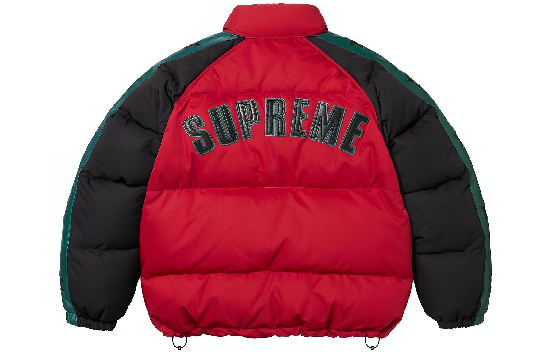 Пуховик Supreme WEEK16 STAR SLEEVE DOWN PUFFER JACKET (разноцветный)