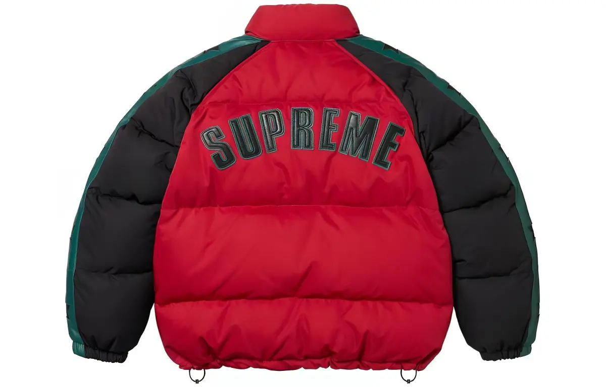 Supreme Star Sleeve Down Puffer Jacket