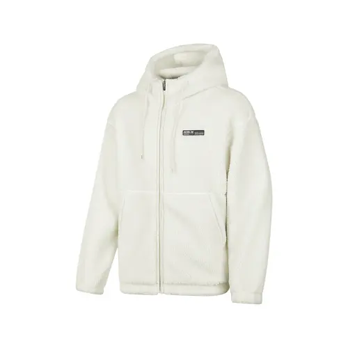 Skechers Sports Life Collection Velvet feel Coat Unisex Jade White
