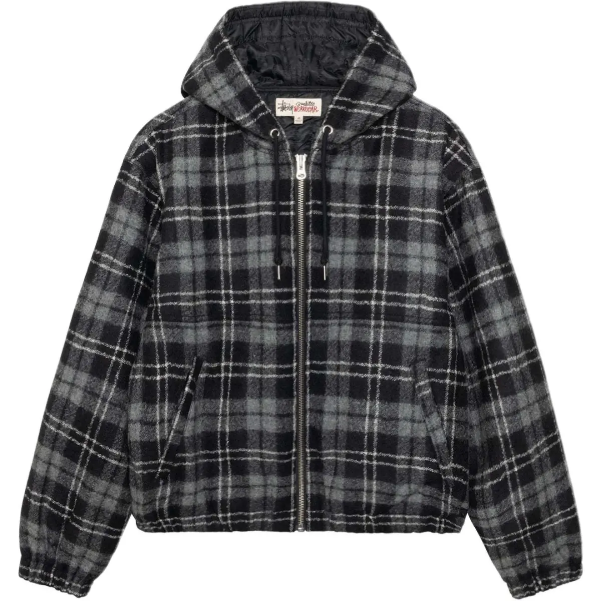 Stussy Wool Plaid Work Jacket