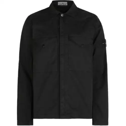 STONE ISLAND Logo Patch Long Sleeved Jacket