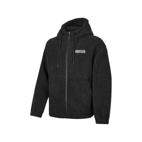 Skechers Sports Life Collection Velvet feel Coat Unisex Carbon Black