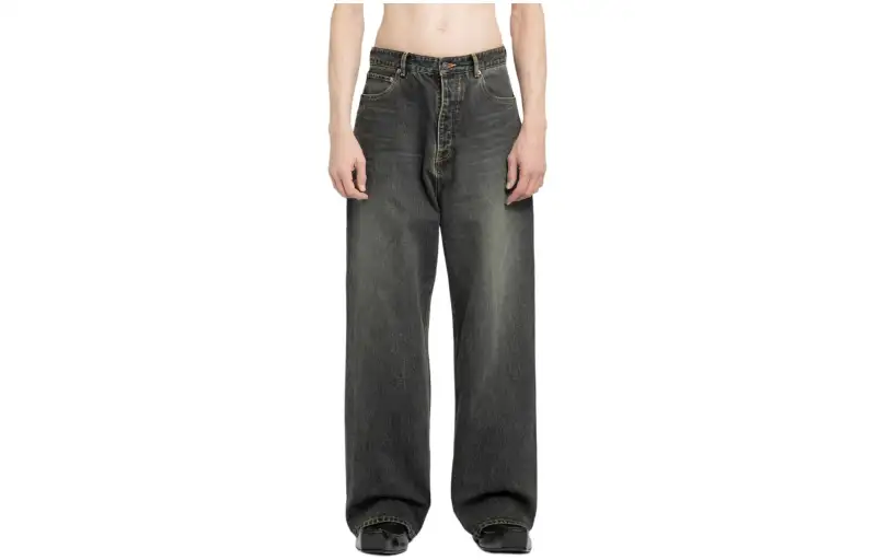 Balenciaga Low-rise Wide-leg Jeans