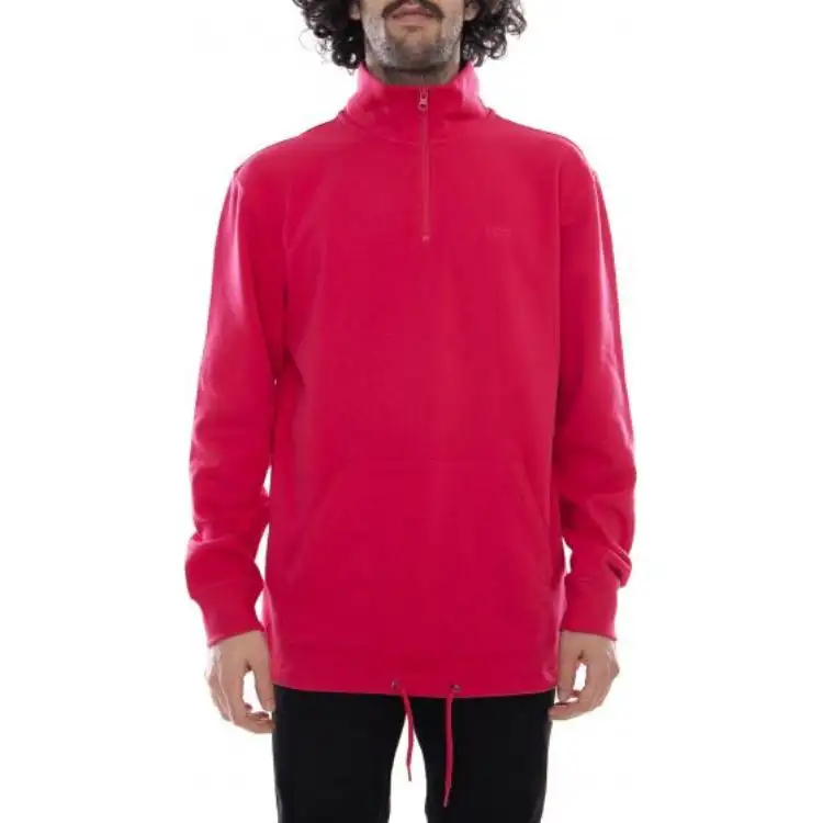 Vans Sweatshirts Men's Red Stand Collar Moderate