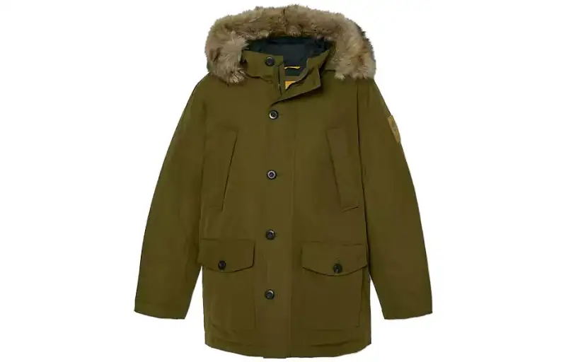 Timberland Jackets Men's Green Detachable Hood Moderate Other