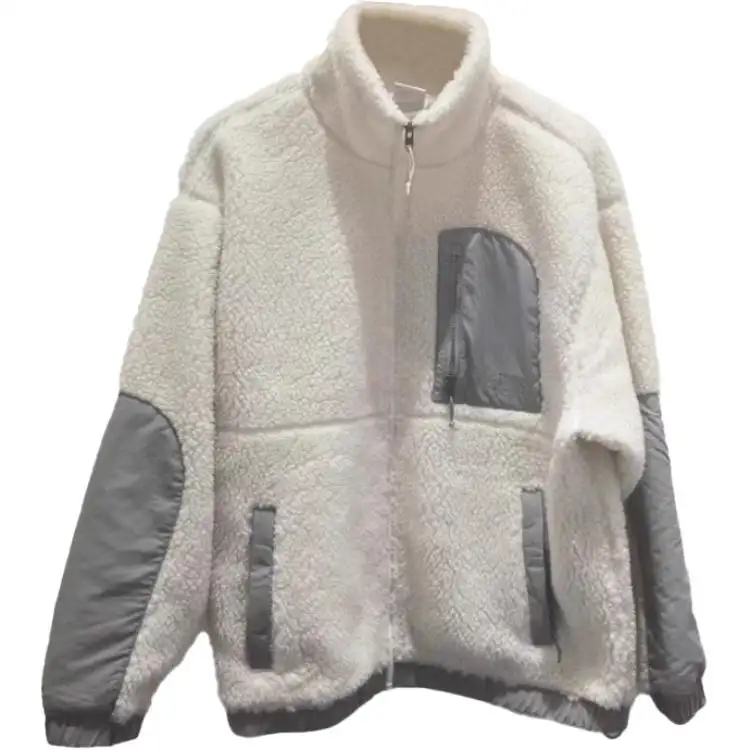 THE NORTH FACE FW24 Velvet feel Coat Unisex Ecru