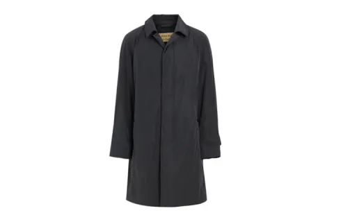 Burberry Trench Coat Men's Dark Charcoal Gray