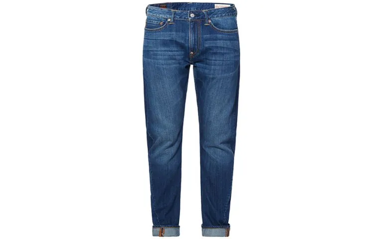 EVISU SS20 Slim Fit Pants Jeans Men's Blue