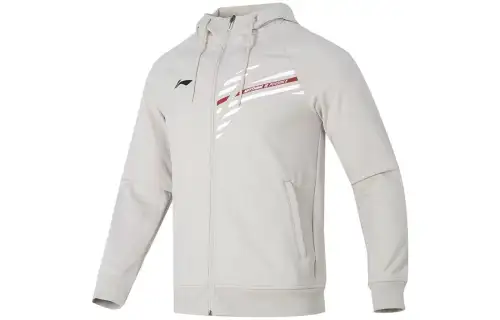 Li Ning Badminton Collection Jacket Unisex Gray