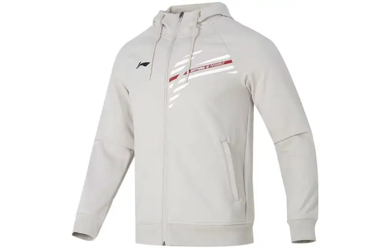 Li Ning Badminton Collection Jacket Unisex Gray