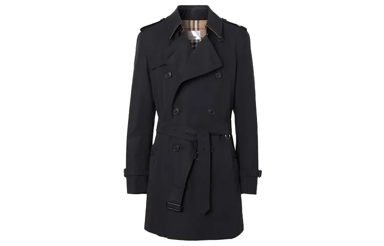 Burberry Trench Coat Men's Midnight Marine Blue