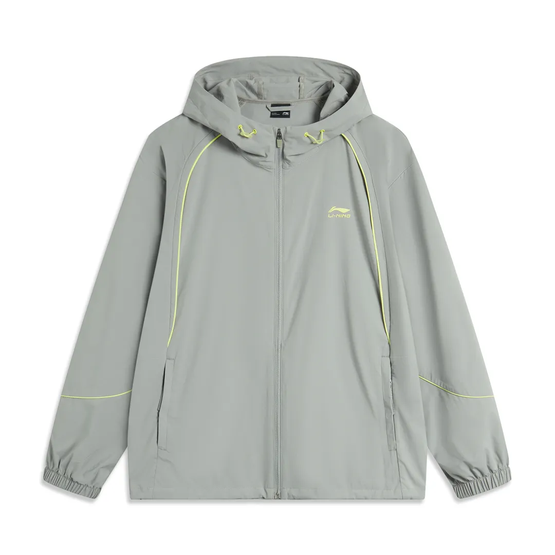 Li Ning Sports Life Collection UV Protection Sun Protection Clothing Men's Lunar Surface Gray