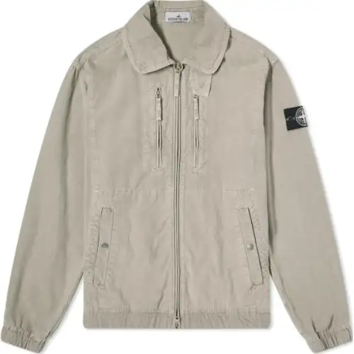 STONE ISLAND Jackets & Coats Men's Light Gray