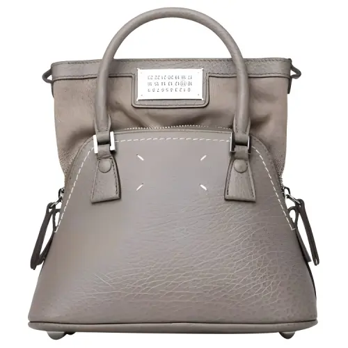 Maison Margiela Calfskin Shoulder Bag, Crossbody Bag, Handbag Women's Gray