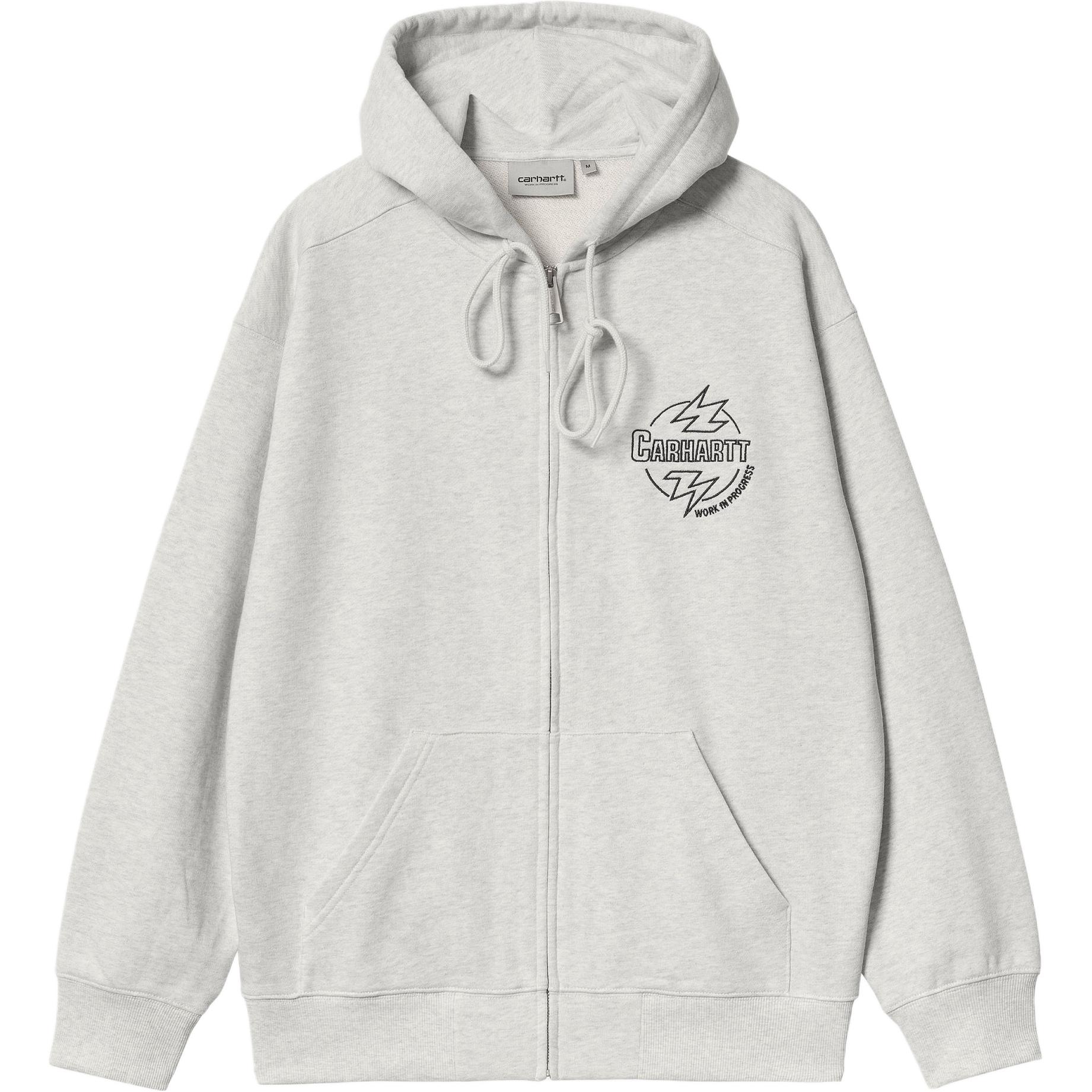 Мужская куртка Carhartt WIP Hooded Ablaze (серая)