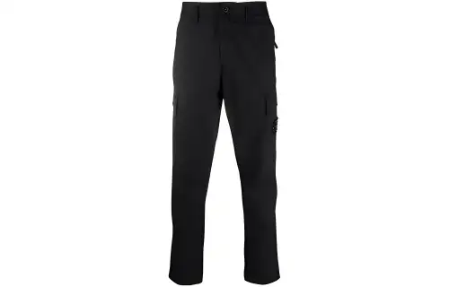 STONE ISLAND Cargo Pants Men's Black Moderate