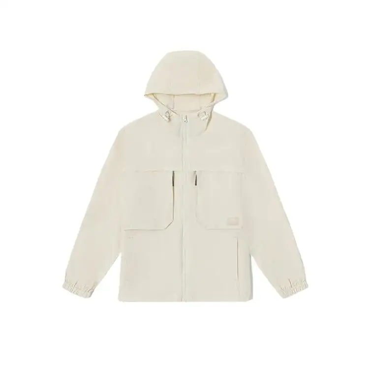 Vans Jackets Men's Ecru Hooded Moderate Other