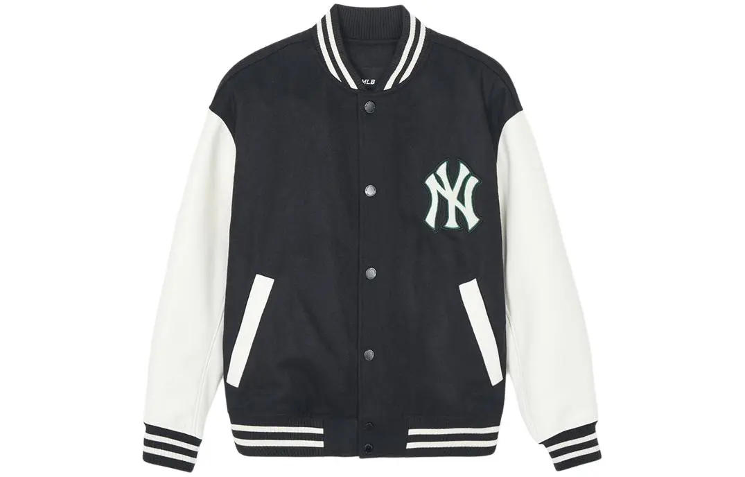 MLB SS24 Baseball Jacket Unisex Black